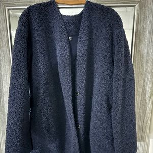 Uniqlo navy cardigan
